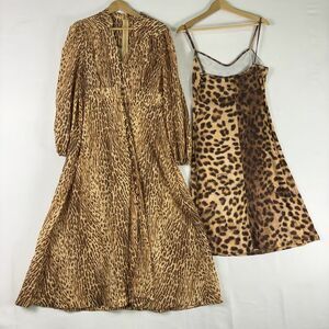 Zimmermann Rust and Cream Floral Long Sleeve Dress
